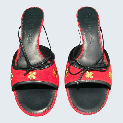 Chanel Lucky Charm Four-Leaf Clover Heels