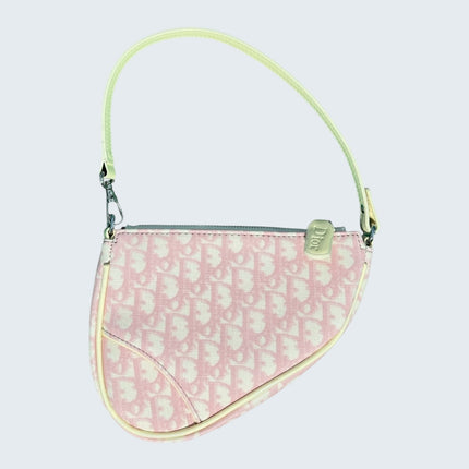 Christian Dior Pink Trotter Saddle Pochette