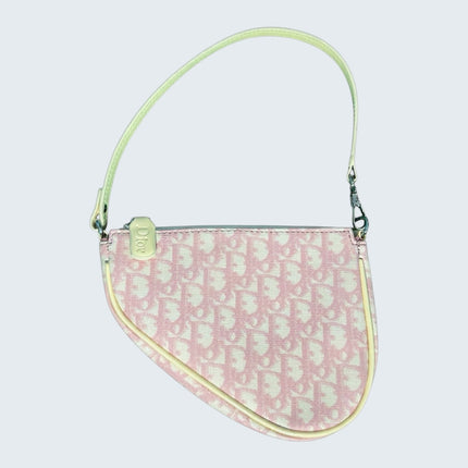 Christian Dior Pink Trotter Saddle Pochette