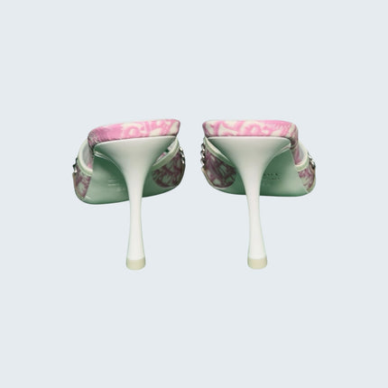 Christian Dior Pink Trotter Mules