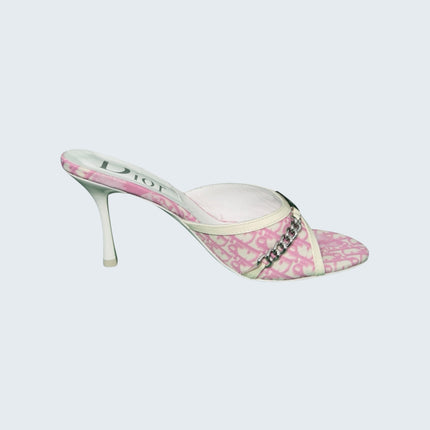Christian Dior Pink Trotter Mules
