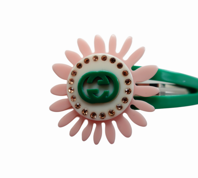 Gucci Pink Flower Hair Clip