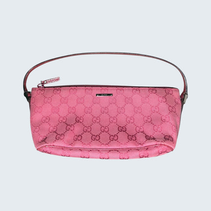 Gucci Hot Pink Monogram Pochette