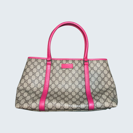Gucci 2000s Monogram Hot Pink Tote Bag