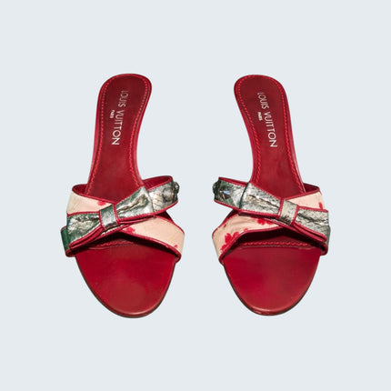 Louis Vuitton Takashi Murakami Cherry Blossom Bow Heels