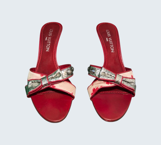 Louis Vuitton Takashi Murakami Cherry Blossom Bow Heels
