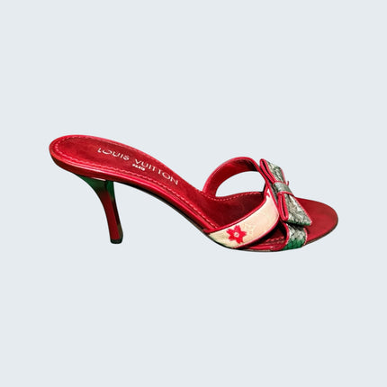 Louis Vuitton Takashi Murakami Cherry Blossom Bow Heels