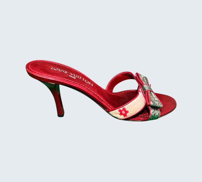 Louis Vuitton Takashi Murakami Cherry Blossom Bow Heels